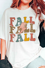 PLAID FALL LIGHTNING GRAPHIC TEE