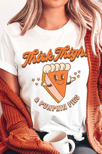 THICK THIGHS & PUMPKIN PIES GRAPHIC TEE