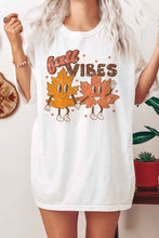 FALL VIBES AUTUMN LEAVES GRAPHIC TEE