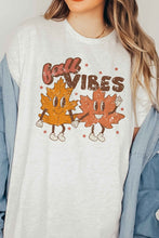 FALL VIBES AUTUMN LEAVES GRAPHIC TEE