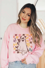 SPOOKY CHECKER GRAPHIC SWEATSHIRT