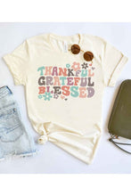 THANKFUL BLESSED GRAPHIC T SHIRT