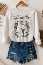 HOWDY SKELETON GRAPHIC SWEATSHIRT