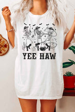 SKELETON YEEHAW T SHIRT PLUS SIZE