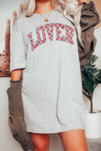 LOVER CHECKER GRAPHIC TEE