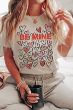 BE MINE HEART DOODLE GRAPHIC TEE