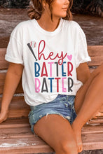 Hey BATTER BATTER GRAPHIC TEE