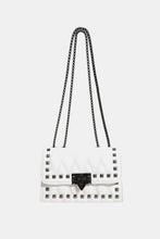 Studded PU Leather Crossbody Bag