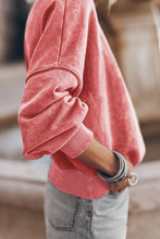 Round Neck Dropped Shoulder Sweatshirt