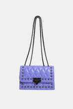 Studded PU Leather Crossbody Bag